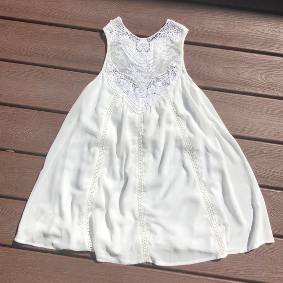 Oversized white Xenia shift dress - Picture 5 of 6